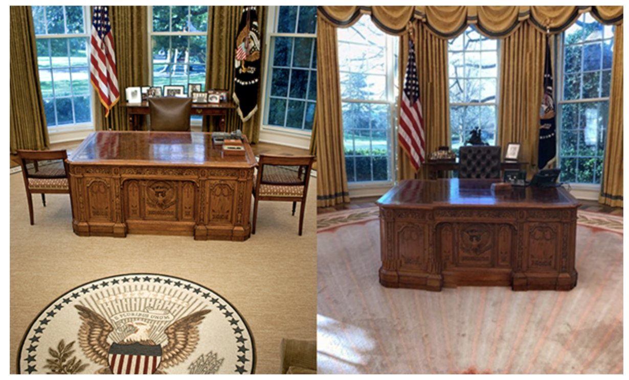 From FDR To Trump: How The Oval Office Decor Has Changed ~ Crackerjack23 - 1230x744 - png Fdr Oval Office